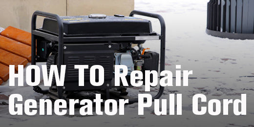 HOW TO Repair Generator Pull Cord Hipa Store