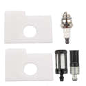 Lot De 5 Filtres à Air De Remplacement Pour Tronçonneuse MS170, MS017, MS018 - Compatibles Référence 1130 124 08 - 4