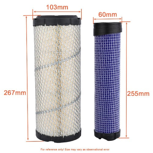 Hipa 11013-7044 11013-7045 Air Filter for KOHLER 74177 74189 74197 Kawasaki FD750D-FS06 FD731V-GS00 Replace 25 083 01-S KH-25-083-01-S Hipa 11013-7044 11013-7045 Air Filter for KOHLER 74177 74189 74197 Kawasaki FD750D-FS06 FD731V-GS00 Replace 25 083 01-S KH-25-083-01-S