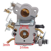 Hipa Carburetor Kit for Poulan PP4218 PP4218A PP4218AV PP4218AVHD PP4218AVL PP4218AVX P4018AV PP3516AVX PP3816AV Chainsaw Replace C1M-W26 530035590
