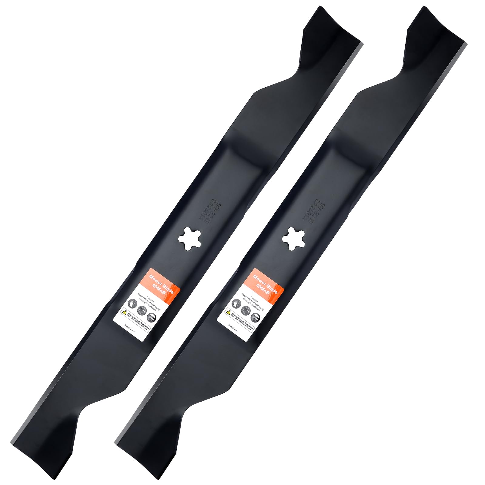 2-Pack 46 inch 405380 Mower Blades for Husqvarna YTH22V46 YTH20K46