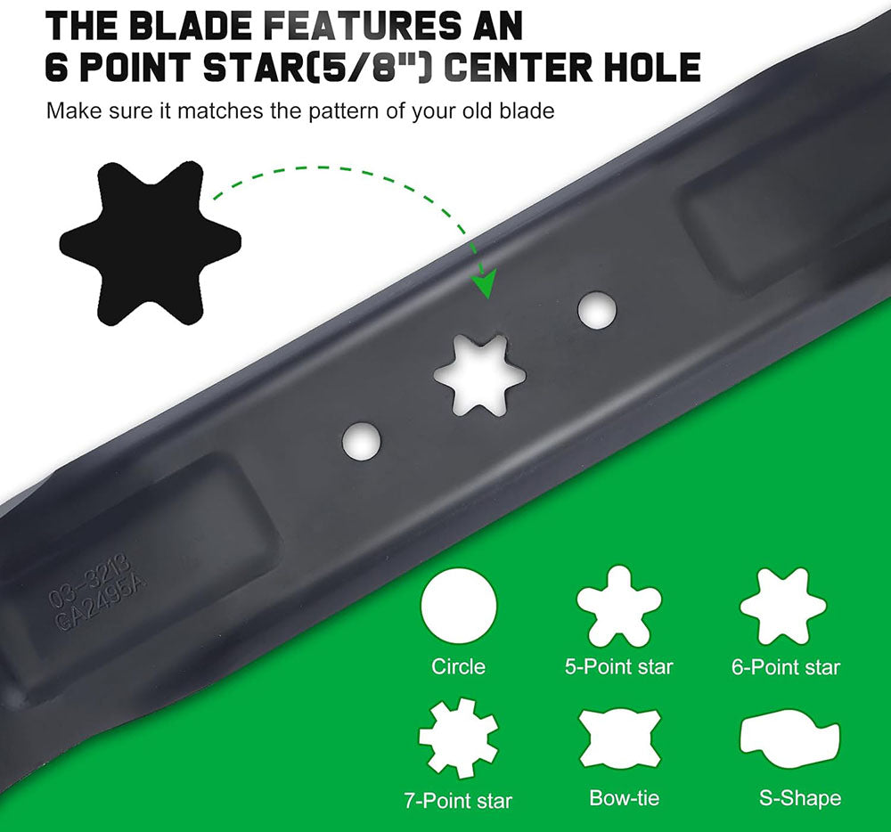 46 inch High-Lift Deck Blades for 942-04244A Cub Cadet XT1 XT2 LT46 LTX1045 LTX1046 RZT L46 Mower Replace 942-04290 742-04244 46 inch High-Lift Deck Blades for 942-04244A Cub Cadet XT1 XT2 LT46 LTX1045 LTX1046 RZT L46 Mower Replace 942-04290 742-04244