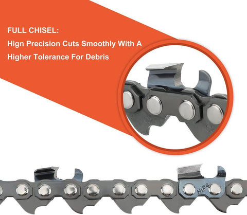 3/8 Pitch .058 84 DL Full Skip 24 inch Saw Chain For Husqvarna 55 65 66 455 455e 460 Rancher 372xp 576xp 262XP 362 362XP Echo Chainsaw 3/8 Pitch .058 84 DL Full Skip 24 inch Saw Chain For Husqvarna 55 65 66 455 455e 460 Rancher 372xp 576xp 262XP 362 362XP Echo Chainsaw
