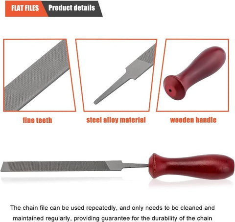 12-Pack Chainsaw Sharpening Kit W 5/32 3/16 7/32 1/8 11/64 13/64 inch Round Files Depth & Quick Check Gauge File Guide 6 Inch Flat File for Stihl 12-Pack Chainsaw Sharpening Kit W 5/32 3/16 7/32 1/8 11/64 13/64 inch Round Files Depth & Quick Check Gauge File Guide 6 Inch Flat File for Stihl