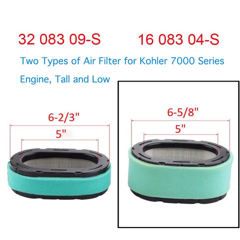 Hipa 16-083-04-S Air Oil Filter Tune Up Kit For Kohler 7000 Series KT715 KT725 KT730 KT735 KT740 20-26HP Engine Lawn Mower Hipa 16-083-04-S Air Oil Filter Tune Up Kit For Kohler 7000 Series KT715 KT725 KT730 KT735 KT740 20-26HP Engine Lawn Mower