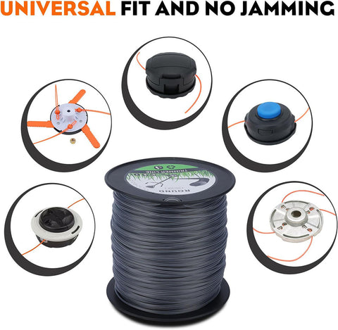 5 Pounds Round Trimmer Line .095-inch for Sthil FS55R FS45 FS80R FS85R Echo SRM225 SRM210 SRM230 Husqvarna 128LD Trimmer 2.4mm 1425-Feet 5 Pounds Round Trimmer Line .095-inch for Sthil FS55R FS45 FS80R FS85R Echo SRM225 SRM210 SRM230 Husqvarna 128LD Trimmer 2.4mm 1425-Feet