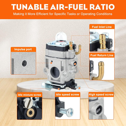 300486 Carburetor for Earthquake E43 E43CE Auger MC43 MC43CE MC43E MD43 Tiller Cultivator WE43 WE43E Edger # A200774 A201112 WYK-74 15mm Intake 300486 Carburetor for Earthquake E43 E43CE Auger MC43 MC43CE MC43E MD43 Tiller Cultivator WE43 WE43E Edger # A200774 A201112 WYK-74 15mm Intake