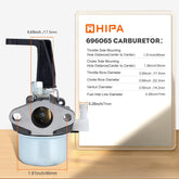 Carburetor for 696065 697422 Briggs & Stratton 110402 110412 215369 5HP 5.5HP 6HP 6.5HP 7HP Tiller Engine Rototiller Generator Motor Water Pump