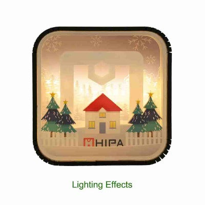 Hipa christmas night light lighting effects