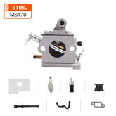 Hipa Carburetor Kit for Stihl MS170 MS180 017 018 Chainsaw #1130-120-0603 C1Q-S57A C1Q-S57