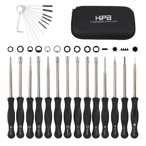 Hipa 14 Pcs 2-Stroke Carburetor Adjustment Tool Plus Cleaning Kit for chainsaw trimmer blower Hipa 14 Pcs 2-Stroke Carburetor Adjustment Tool Plus Cleaning Kit for chainsaw trimmer blower
