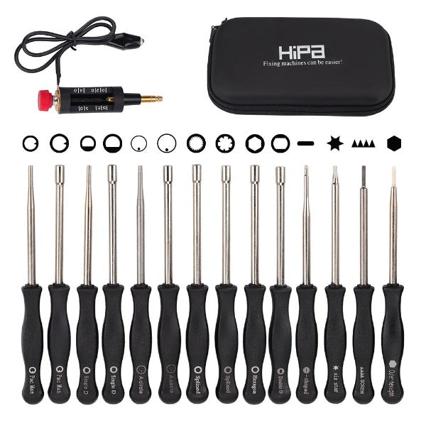 Hipa 14 Pcs 2-Stroke Carburetor Tuning Tool Kit Plus spark tester for small engines Hipa 14 Pcs 2-Stroke Carburetor Tuning Tool Kit Plus spark tester for small engines