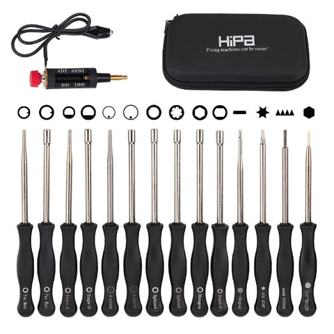 Hipa 14 Pcs 2-Stroke Carburetor Tuning Tool Kit Plus spark tester for small engines Hipa 14 Pcs 2-Stroke Carburetor Tuning Tool Kit Plus spark tester for small engines