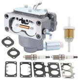 Hipa Carburetor Kit For John Deere LA175 X130R X140 X165 Z235 Z245 Z255 Z425 Lawn Tractor Replaces 796258