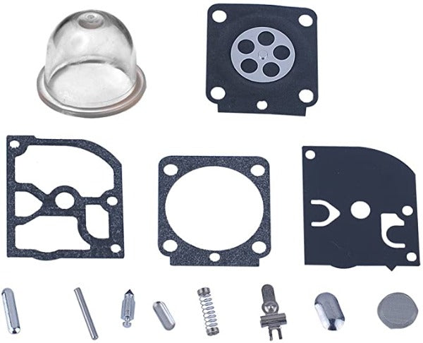 Hipa RB-100 Carburetor Rebuild Kit for STIHL FS55 FS38 BG45 HS45 MM55 & Mini Tiller 4137 EMU Trimmer Blower with Primer Bulb Hipa RB-100 Carburetor Rebuild Kit for STIHL FS55 FS38 BG45 HS45 MM55 & Mini Tiller 4137 EMU Trimmer Blower with Primer Bulb