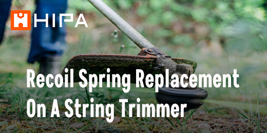 Recoil Spring Replacement On A String Trimmer