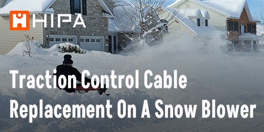 Traction Control Cable Replacement On A Snow Blower