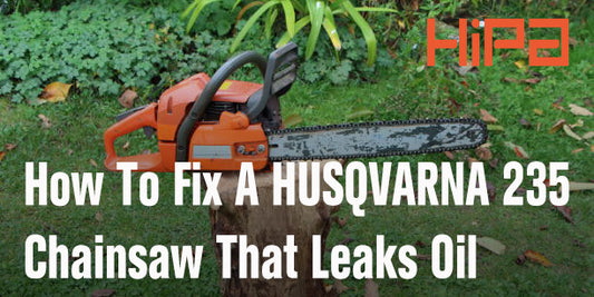 How To Fix A HUSQVARNA 235 Chainsaw That Leaks Gas--Oil Line Replacement