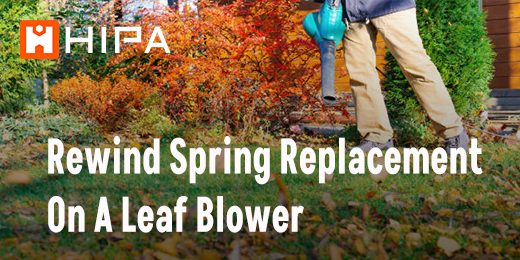 Rewind Spring Replacement On A Leaf Blower