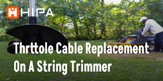Throttle Cable Replacement On A String Trimmer