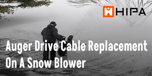 Auger Drive Cable Replacement On A Snow Blower