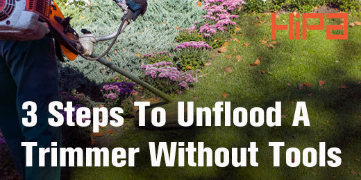 3 Steps To Unflood A Trimmer Without Tools