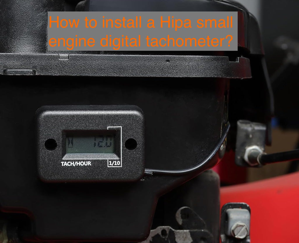 Small Engine Rpm Recording How To Use A Small Engine Tachometer