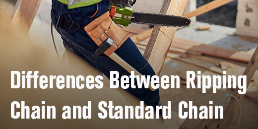 Differences Between Ripping Chain and Standard Chain