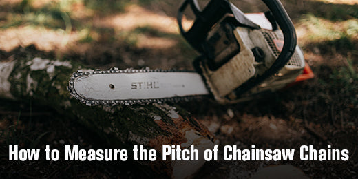 how to measure the pitch of your chainsaw chain