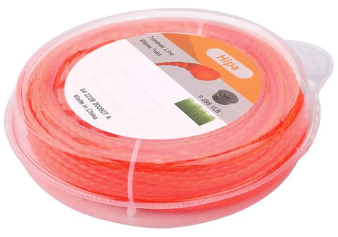 Hipa .095 1-Pound by 328-foot Trimmer Line Round Twist,Commercial 2.4mm/.095-Inch String Trimmer Line,Weed Eater 095,SOAK for 24H Before Using