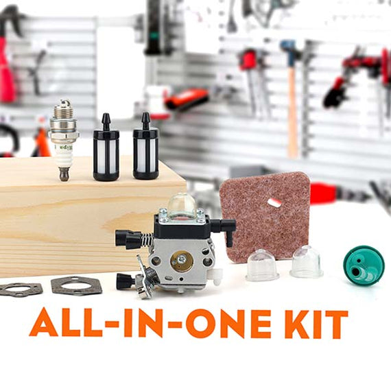 Produktbild von Vergaser-Set Für STIHL FS 48 52 56 62 66 81 86 106 + H24D | Inkl