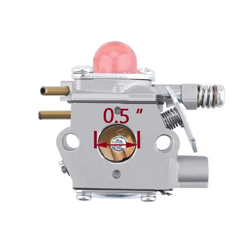 Hipa Carburetor Kit For Poulan PP110 PT3000 PL200 PL500 PL200 FL25 FL21 TE400 TE450 XT25 XT35 XT55 XT200 XT250 XT300 XT400 Trimmer # WT-631 530071635