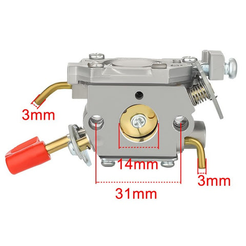 Hipa Carburetor Kit for Poulan PP446 PP446T SM446E PP136E PPB100E PPB150E PPB200E PPB250E PPB300E Trimmer Pole Pruner #545006017 C1U-W32