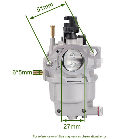 Hipa Carburetor Fit GENERAC GP7500E GP5500 GP6500 GP6500E 8125 Watt Gas Powered Portable Generator # Replace 0J58620157