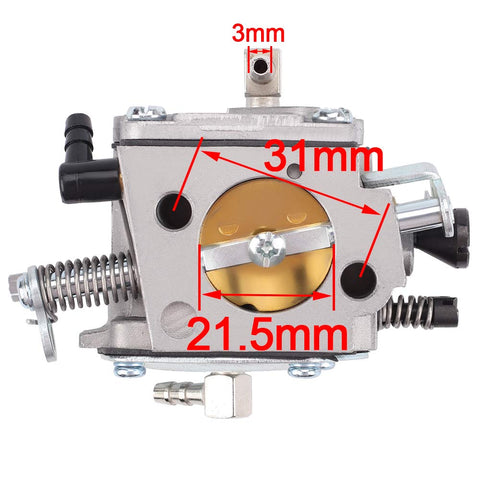 Hipa TS400 Carburetor Kit for Stihl TS 400 Cut Off Saws Replaces Tillotson HS-274E Stihl 4223 120 0652
