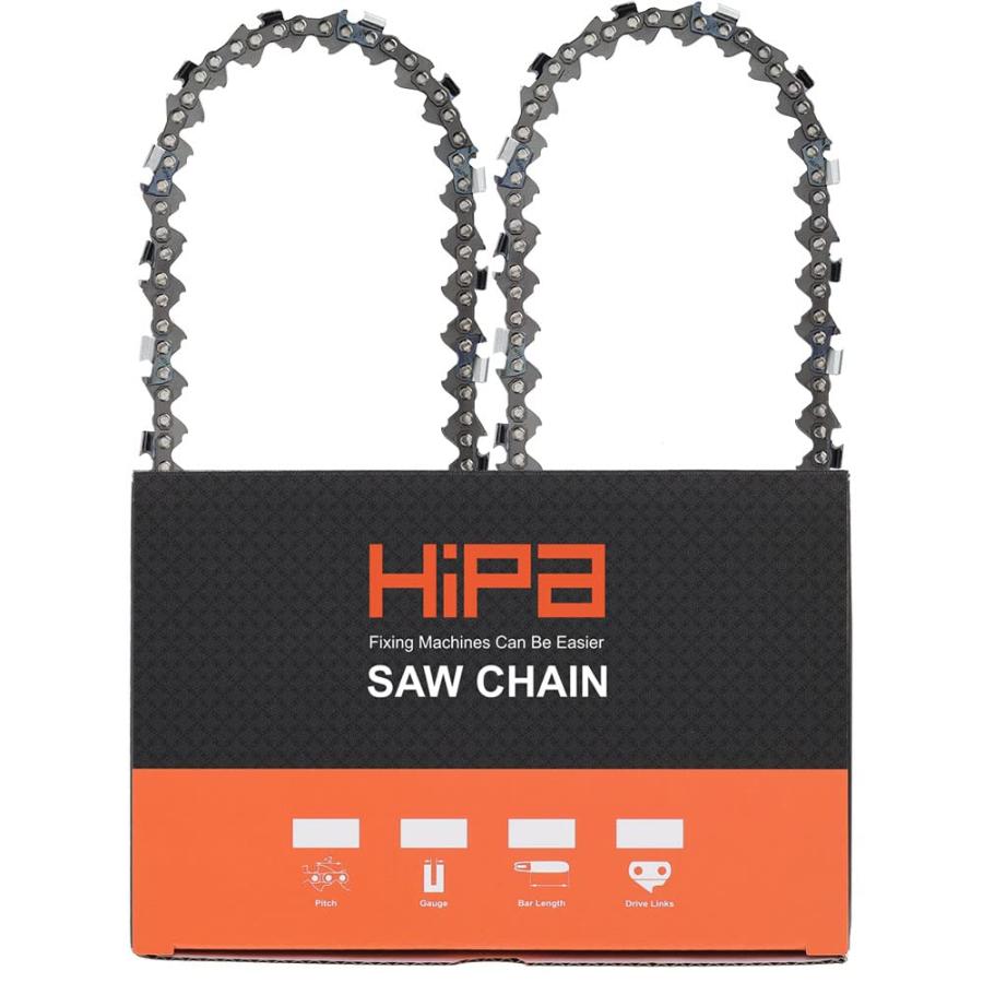 Hipa 18 Inch Safety Chain .325 Pitch .063 Gauge 74 DL For Stihl MS290 MS260 026 Pro MS261 MS360 Farm Boss Chainsaw # 26RM3 74 3639-005-007