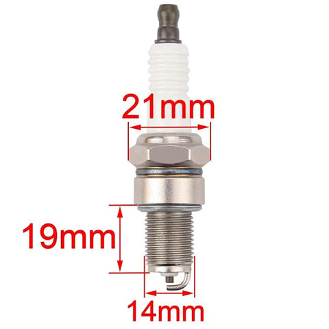 HIPA 2 x Spark Plugs for HONDA GX390 GX120 GX160 GX200 GX240 GX270 GX340 GX 390 Engine Mower Tractor Rototiller # 89839-99010