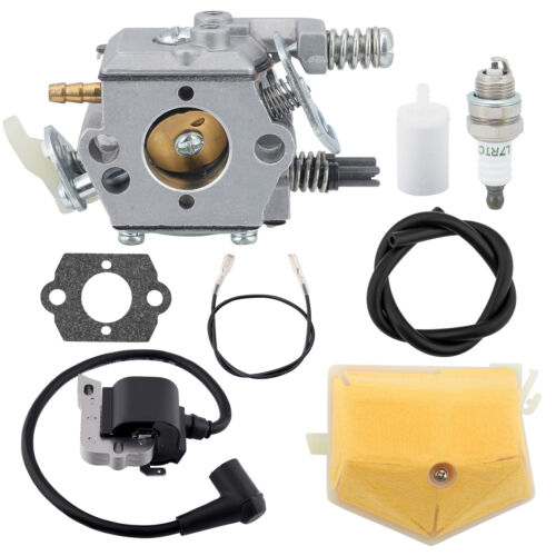 Hipa WT-170 Carburetor Kit For Husqvarna 50 51 Rancher Chainsaw # 503281504 Carb + 5038991-01 Air Filter Ignition Coil Spark Plug