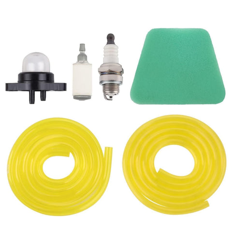 Hipa for Poulan Chainsaw Parts 2150 2375 1950 2055 Primer Bulb Pump with 530037793 Air Filter Fuel Filter Fuel Line Hose Tube Spark Plug Kit