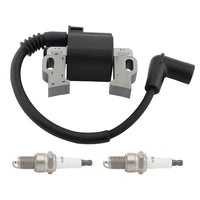 Hipa 30500-Z5T-003 Ignition Coil Module with 4 Prong Connector for Honda Gasonline Engines GX340 GX390T2 GX390U2 Replace 30500-Z5T-003 + Spark Plug