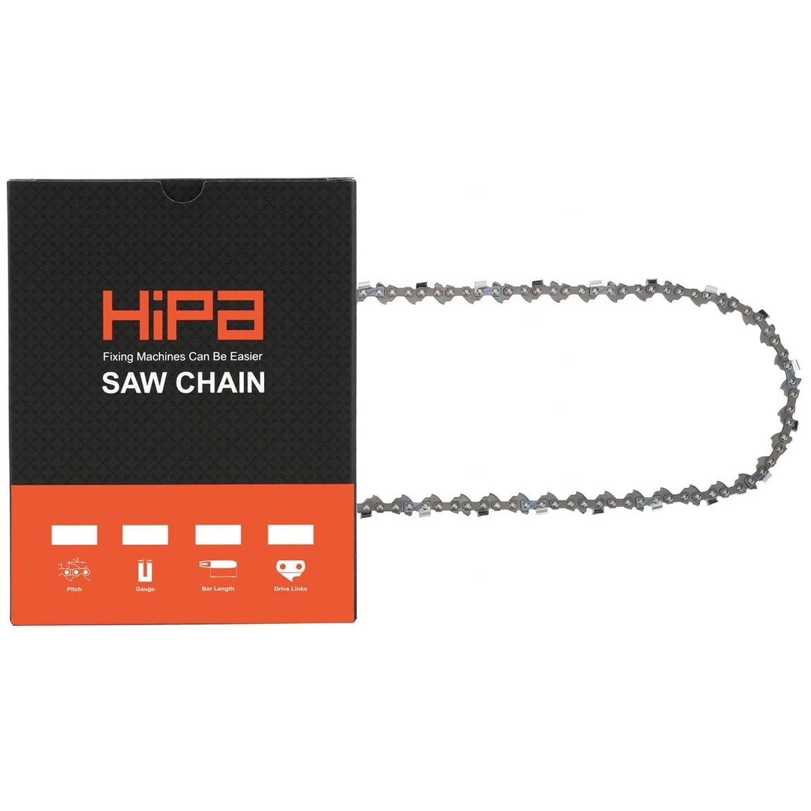 18 Inch Chain 3/8 LP .050 62 DL For Echo CS370 CS400 Poulan Pro
