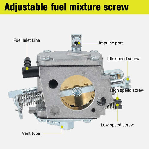 Hipa TS400 Carburetor Kit for Stihl TS 400 Cut Off Saws Replaces Tillotson HS-274E Stihl 4223 120 0652