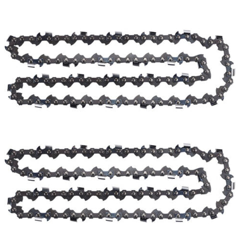 Hipa 2 Pack 14" Chainsaw Chain for Worx WG384 Cordless Blade 3/8" LP .043 Gauge 52DL