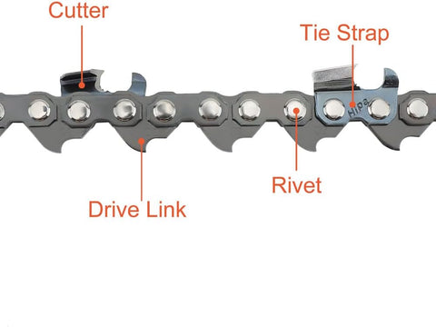 3/8 Pitch .058 84 DL Full Skip 24 inch Saw Chain For Husqvarna 55 65 66 455 455e 460 Rancher 372xp 576xp 262XP 362 362XP Echo Chainsaw