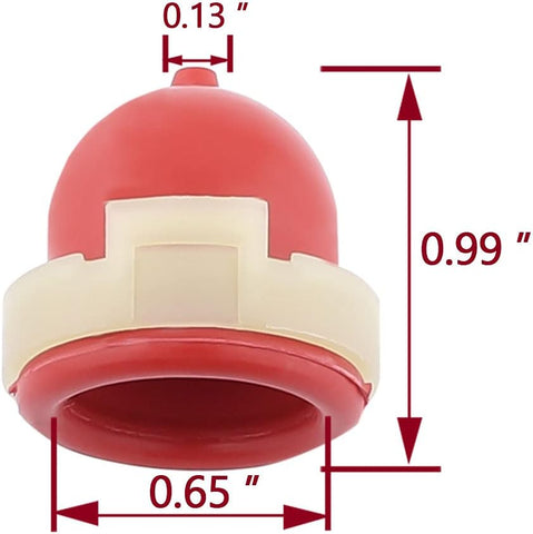 Hipa 5-Pack 694395 496115 Primer Bulb For 5HP 5.5HP 6 HP Engines Fits Briggs & Stratton John Deere 100802-0014-H7 100602-0100-E1 14SB 14SC Vertical Engine