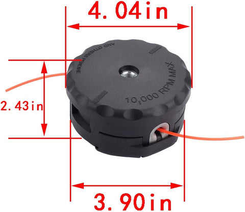 SRM 225 3-3/4 inch Speed-Feed 400 Trimmer Head for Echo SRM210 SRM200 SRM230 SRM250 SRM265 SRM266 SRM280 Trimmer # 99944200900 99944200902