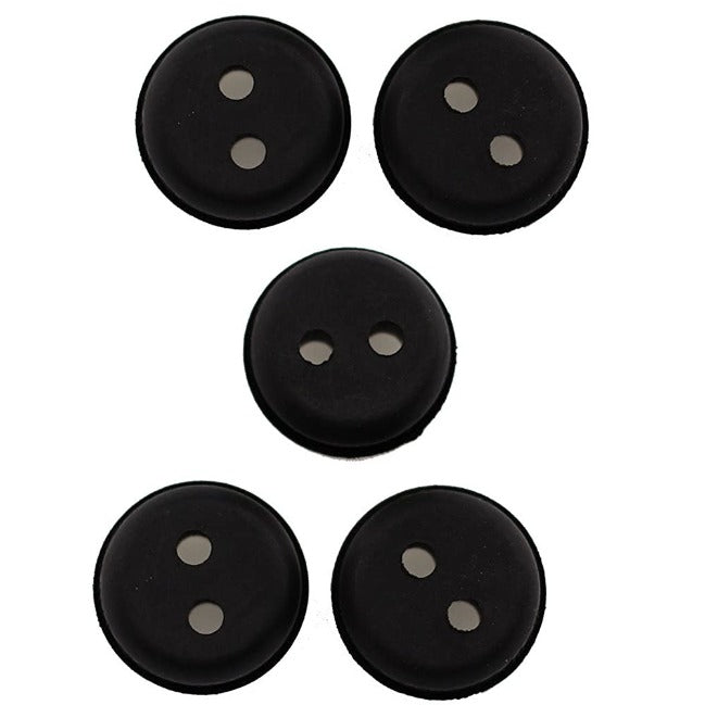 Hipa 2-Hole 19mm 3/4-inch Tank Hole Rubber Grommet for I.D x O.D: 3mm x5mm (Approx. 1/8" x 3/16") Fuel Lines fit Generator Lawn Mower Pressure Washer