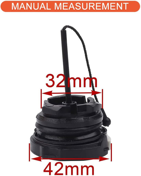 Hipa Fuel Cap Oil Cap for STHIL MS390 MS250 MS210 MS230 MS240 MS250C MS260 MS340 MS360 MS360C Chainsaw Replace 0000-350-0525 0000-350-0526