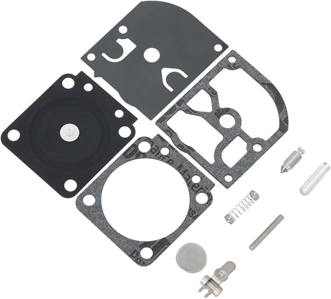 Hipa Carburetor Rebuild Kit RB-129 C1M-W26 Assembly for Poulan Pro PP3516 PP3816 PP4018 PP4218 PP4218AV PP4218AVX PPB3416 Chainsaw for ZAMA C1M-W47
