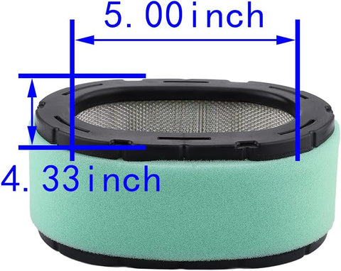 Hipa 16-083-04-S Air Filter Fits Kohler 7000 Series KT715 KT725 KT730 KT735 ZT710 ZT720 ZT730 ZT740 Lawn Mower Engine Use Rotary 14855 Pre filter